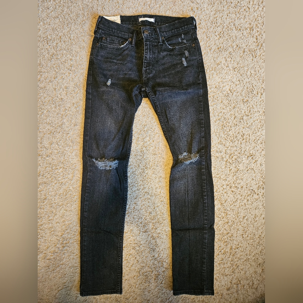 Abercrombie & Fitch Black Mens Skinny Jeans 29 x 32
